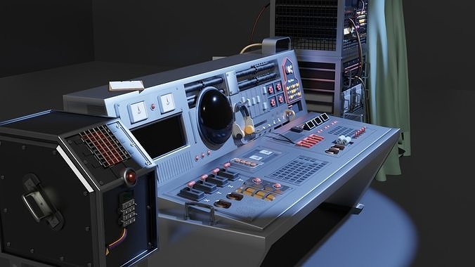 Computer Control Panel 3D model