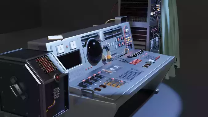 Computer Control Panel 3D model