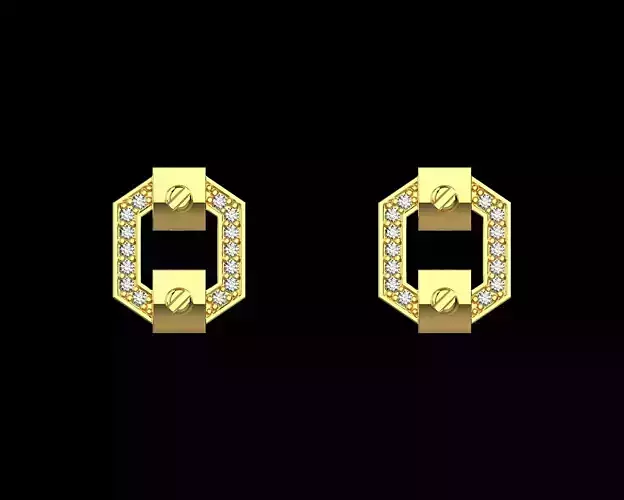 Earrings with Diamonds N203