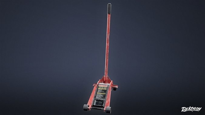 TOOLSHED - Car Jack 01 - LOW POLY Low-poly 3D model 4