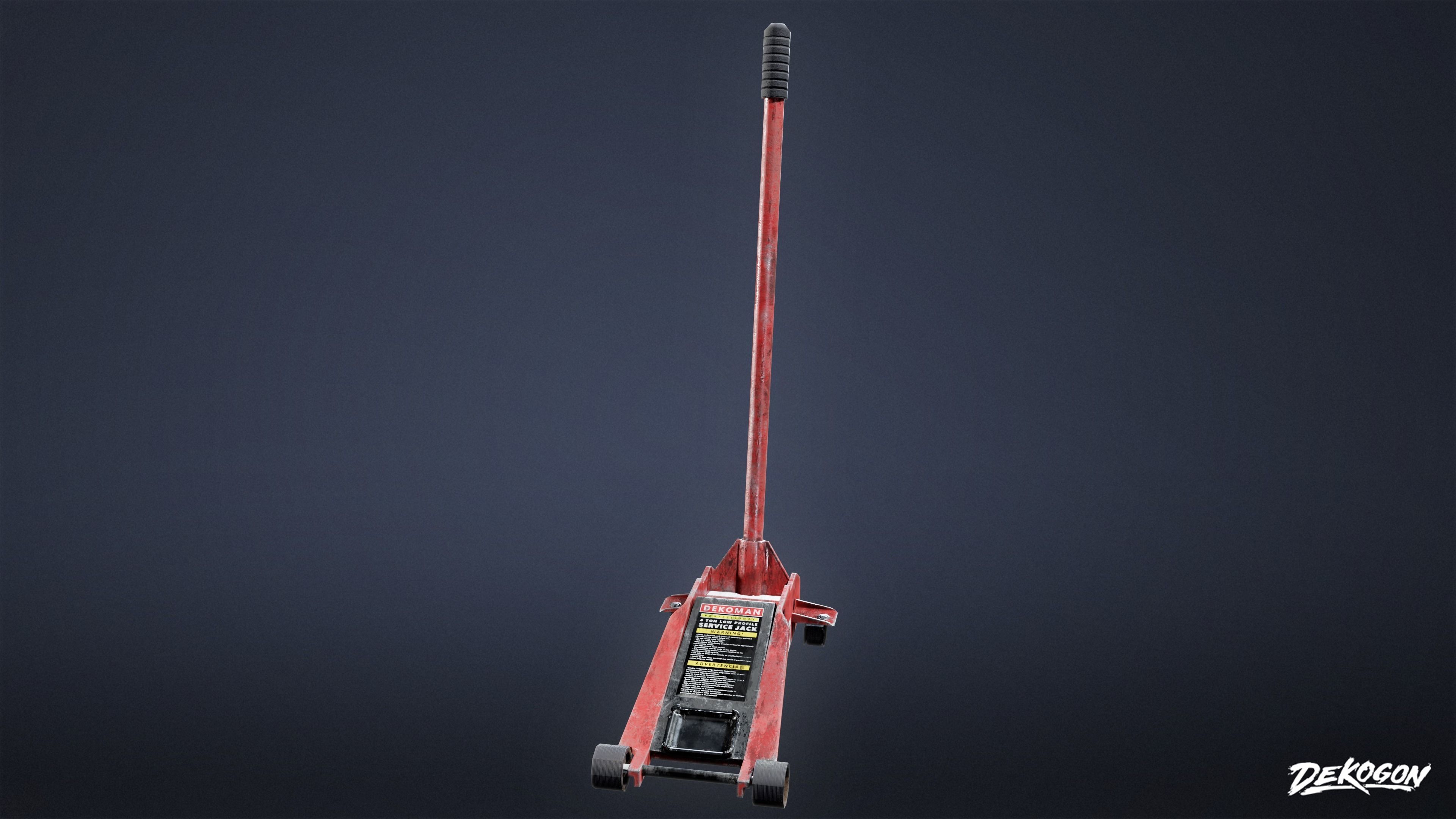 TOOLSHED - Car Jack 01 - LOW POLY Low-poly 3D model_3