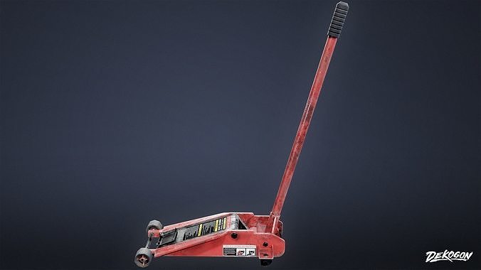 TOOLSHED - Car Jack 01 - LOW POLY Low-poly 3D model 3