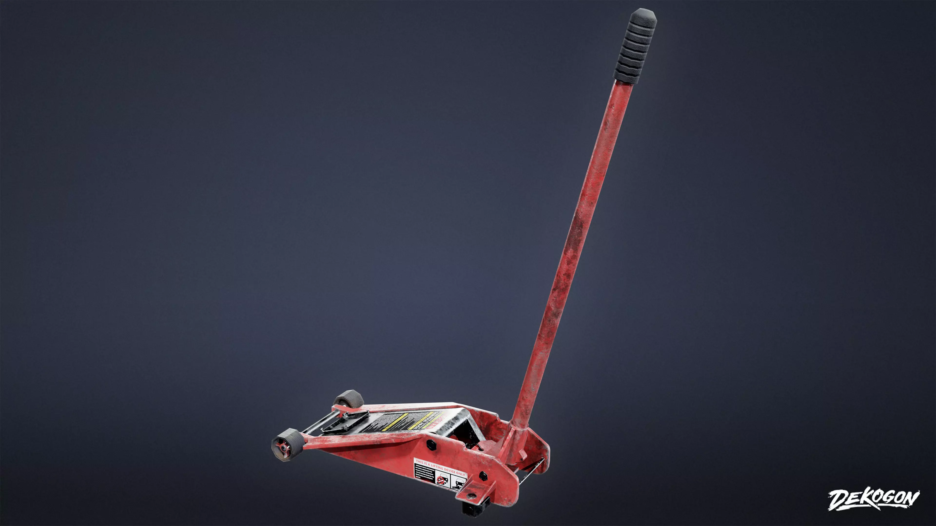 TOOLSHED - Car Jack 01 - LOW POLY Low-poly 3D model_0