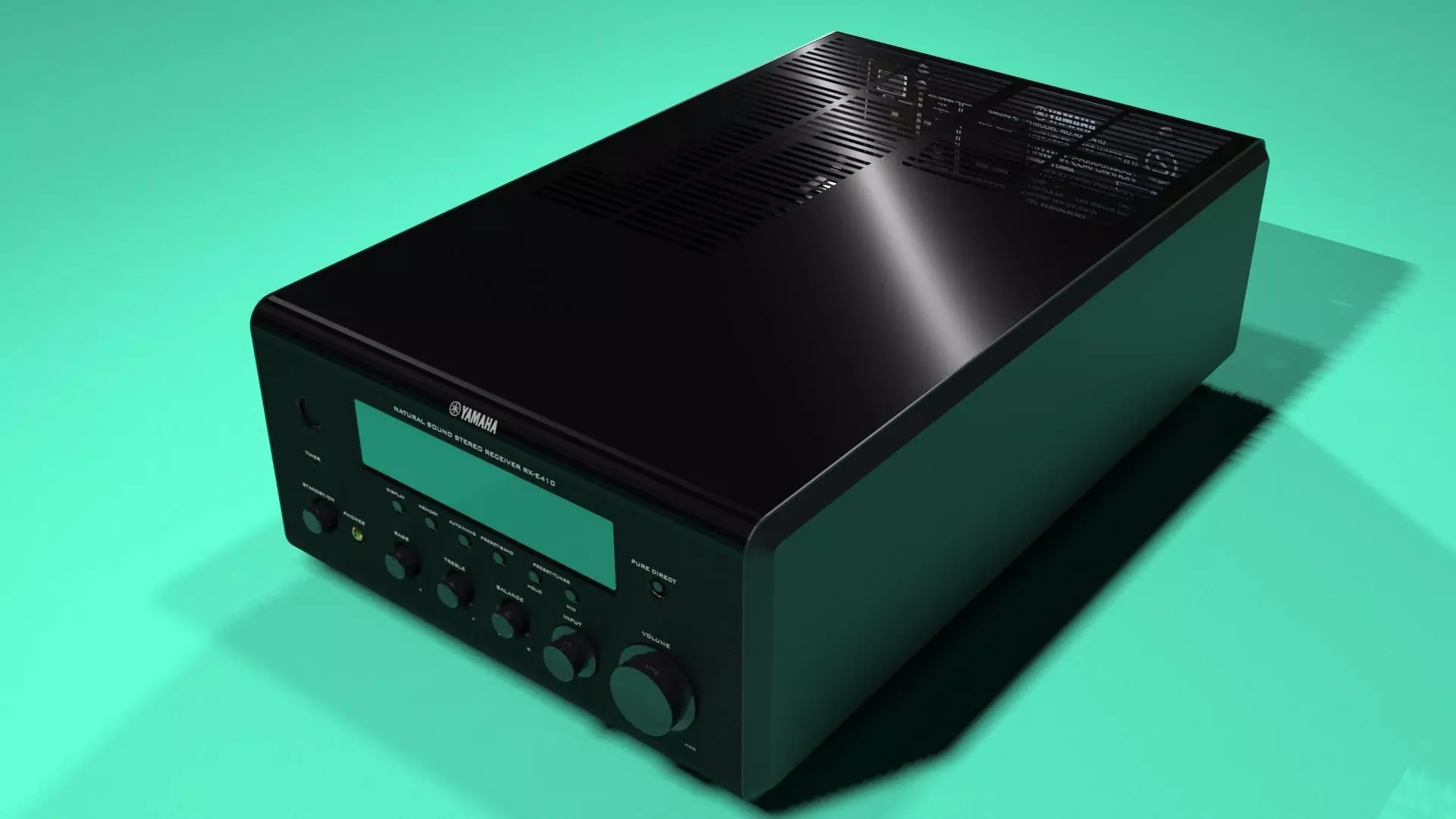 Amplifier YAMAHA RX-E410 3D model_0