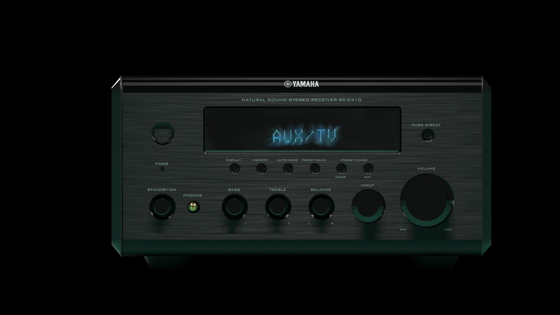 Amplifier YAMAHA RX-E410 3D model_1