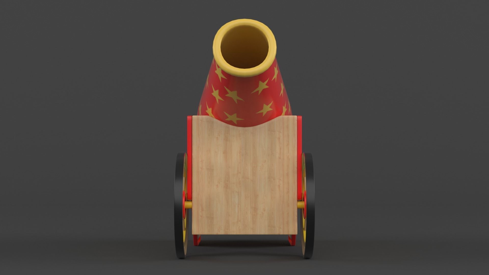 Circus Cannon 3D model_4