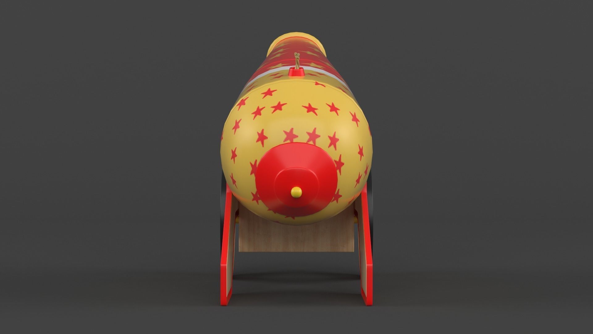 Circus Cannon 3D model_5