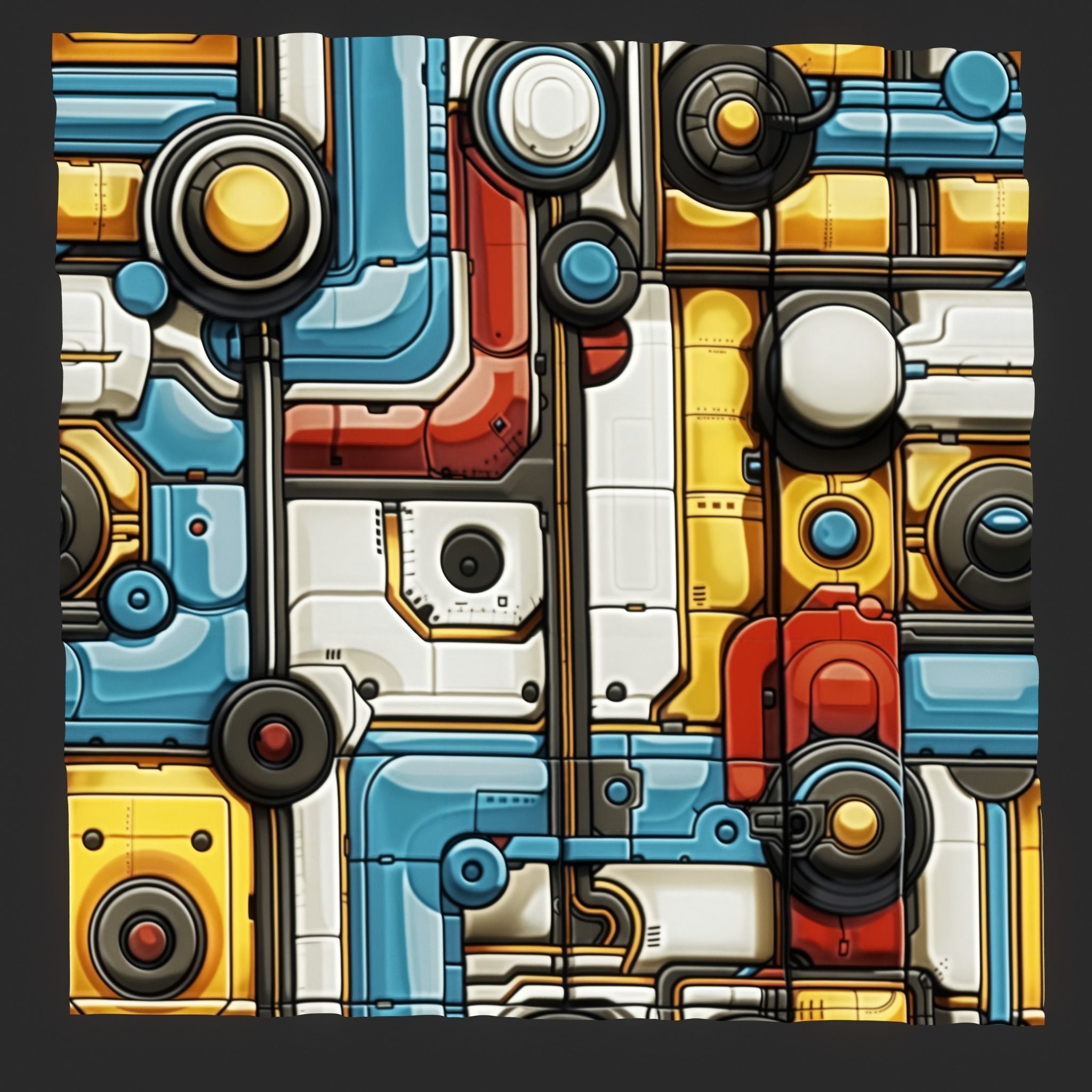 Sci-FI Seamless Texture  Texture_1