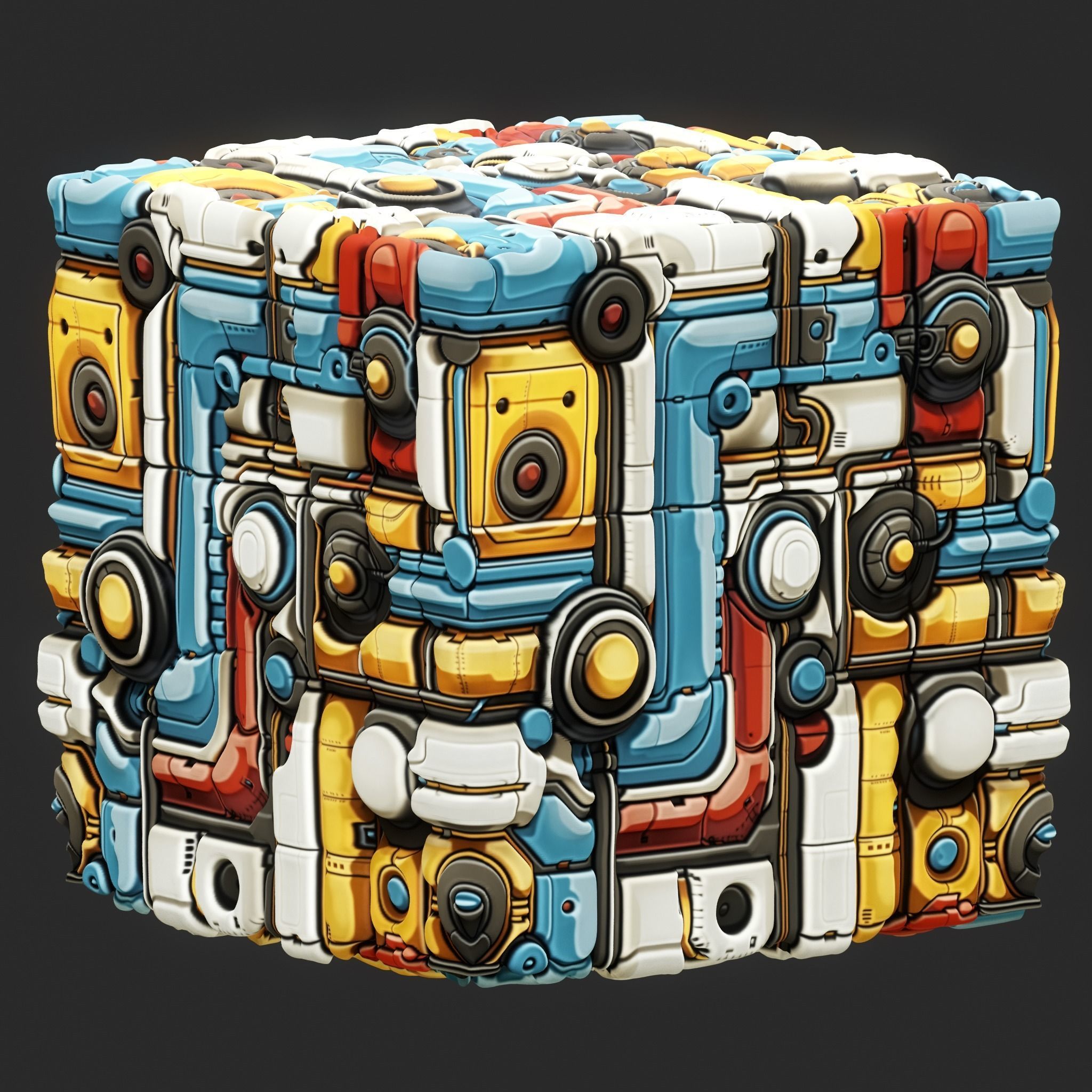 Sci-FI Seamless Texture  Texture_2