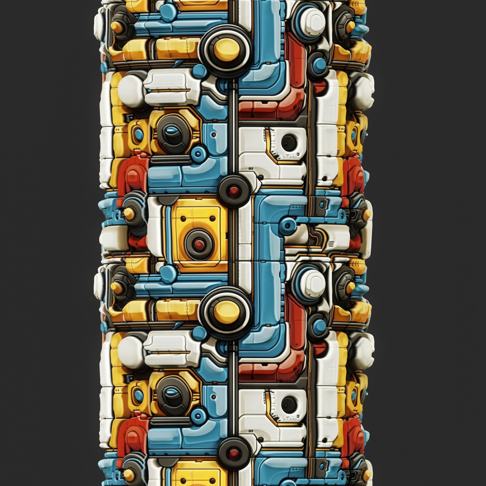 Sci-FI Seamless Texture  Texture_3