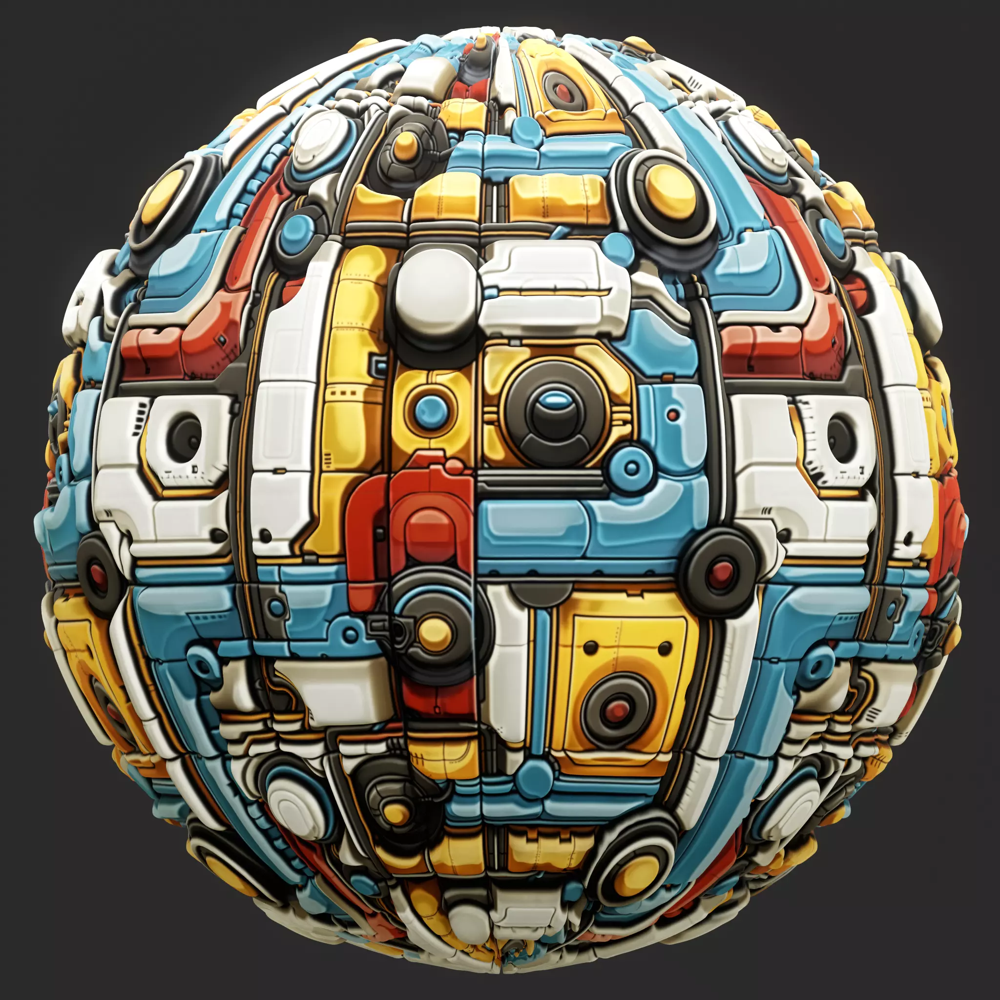 Sci-FI Seamless Texture  Texture_0