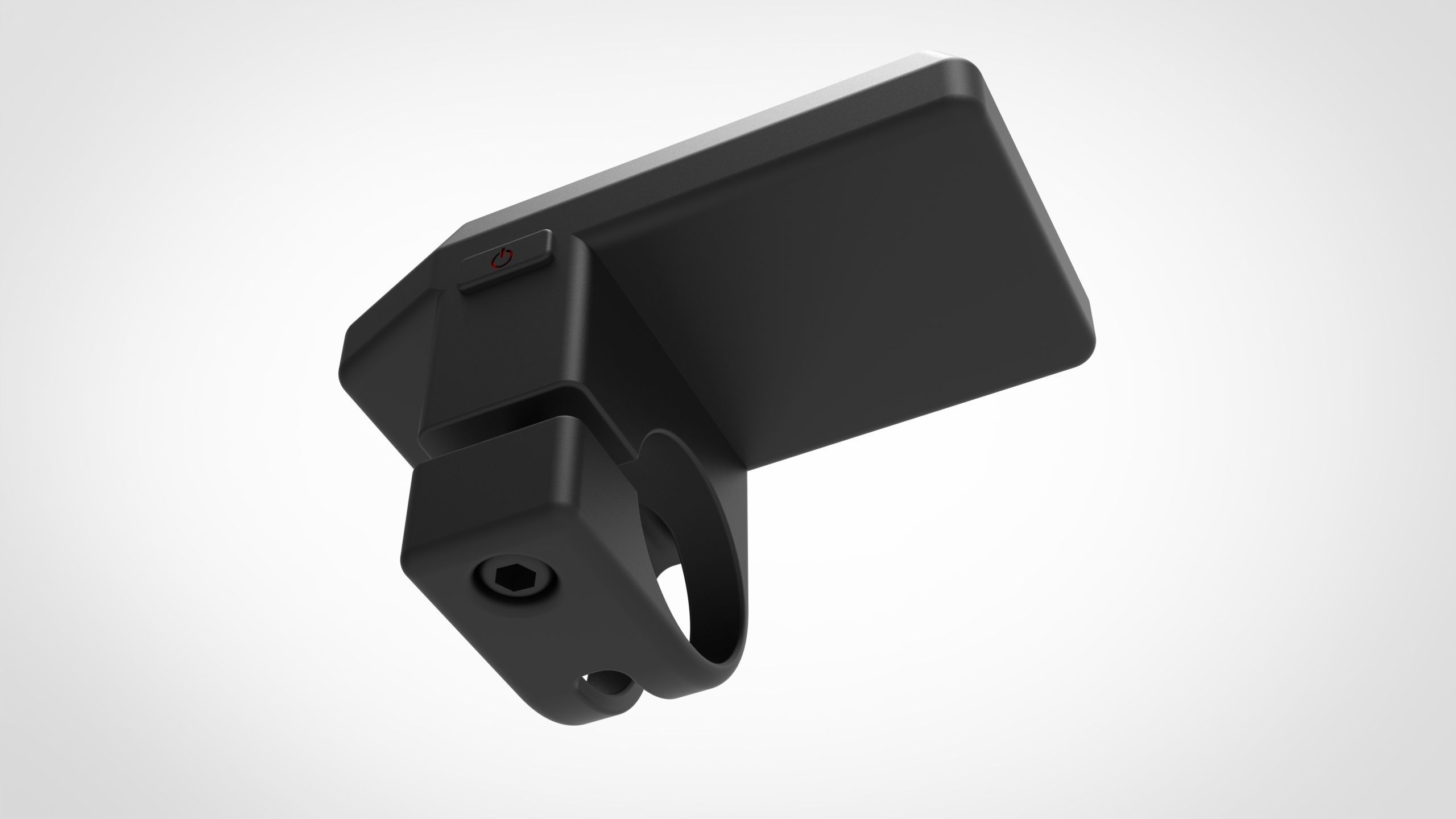 bike meter display half screen 3D print model_2