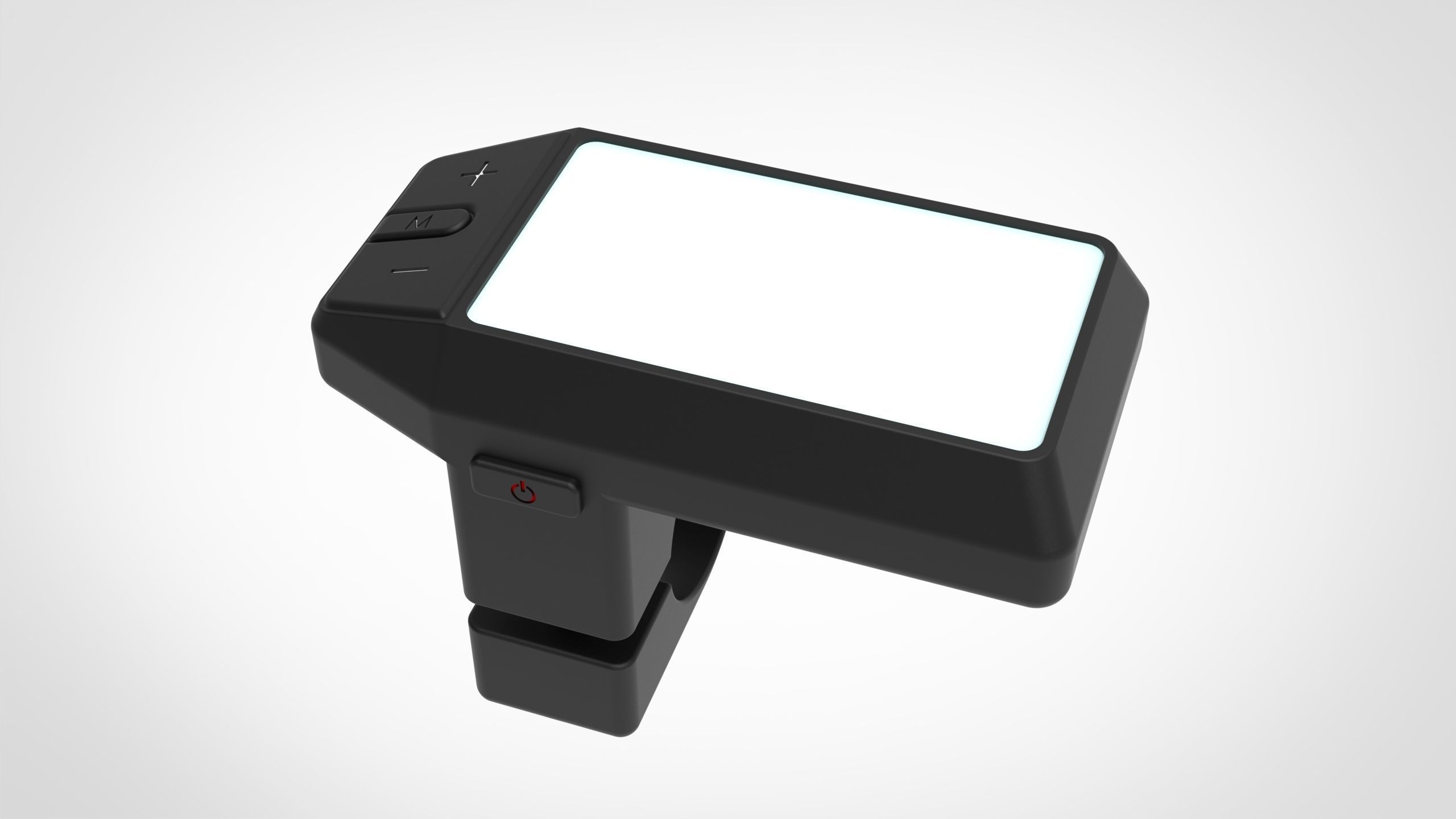 bike meter display half screen 3D print model_1