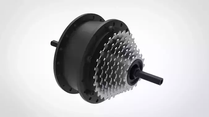 electric wheel motor 3D print model