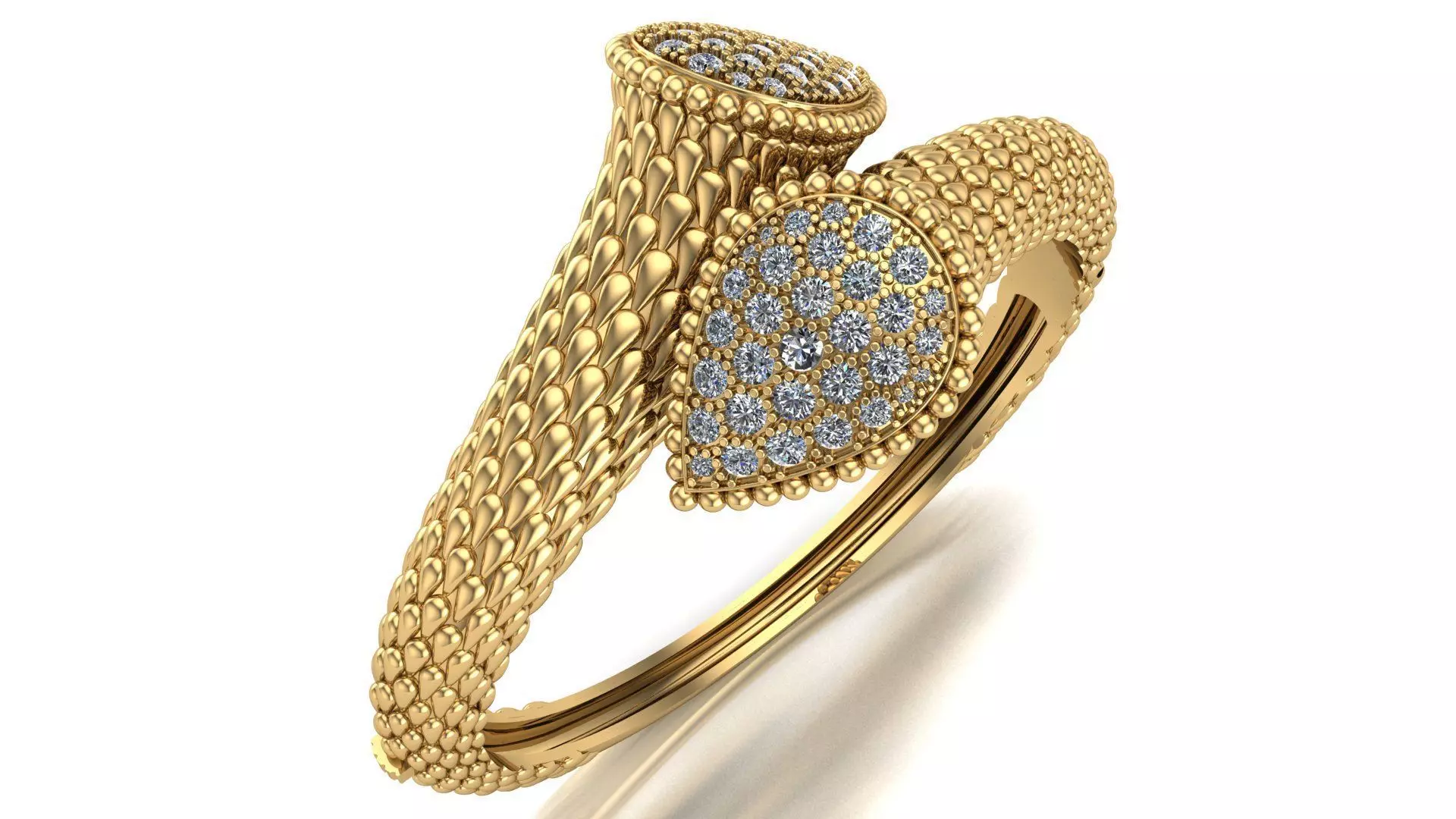 Boucheron Serpent bangle 3d print 3D model