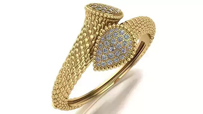 Boucheron Serpent bangle 3d print