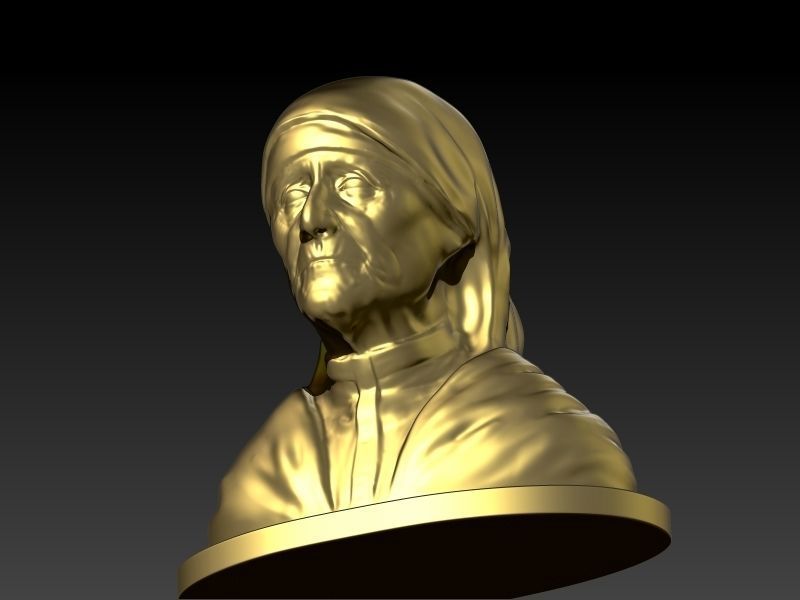 Mother Teresa 3D print model_9