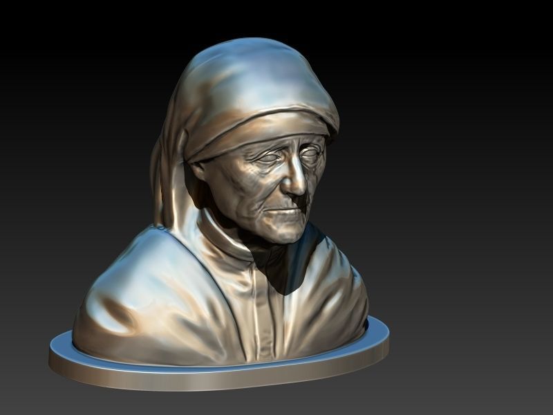 Mother Teresa 3D print model_1