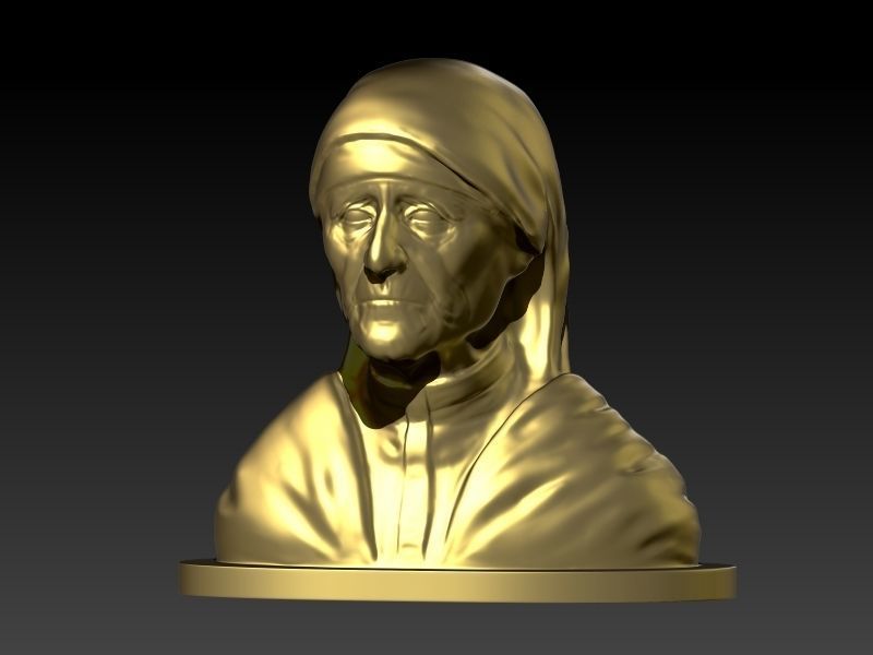 Mother Teresa 3D print model_11