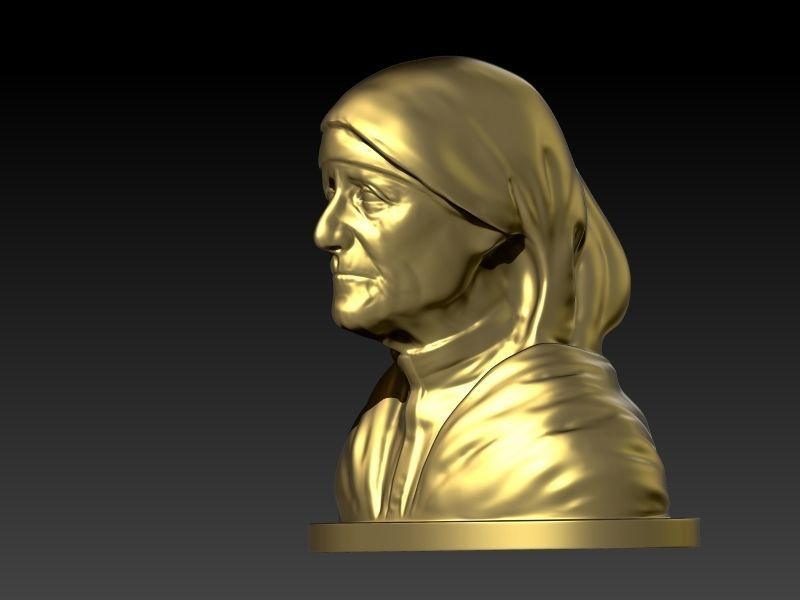 Mother Teresa 3D print model_10