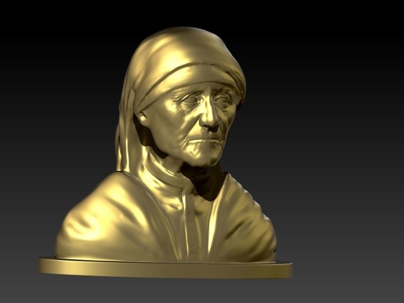 Mother Teresa 3D print model_2