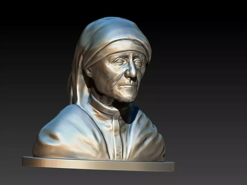 Mother Teresa 3D print model_0