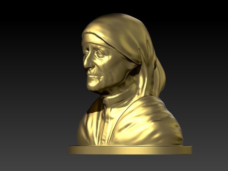 Mother Teresa 3D print model_6
