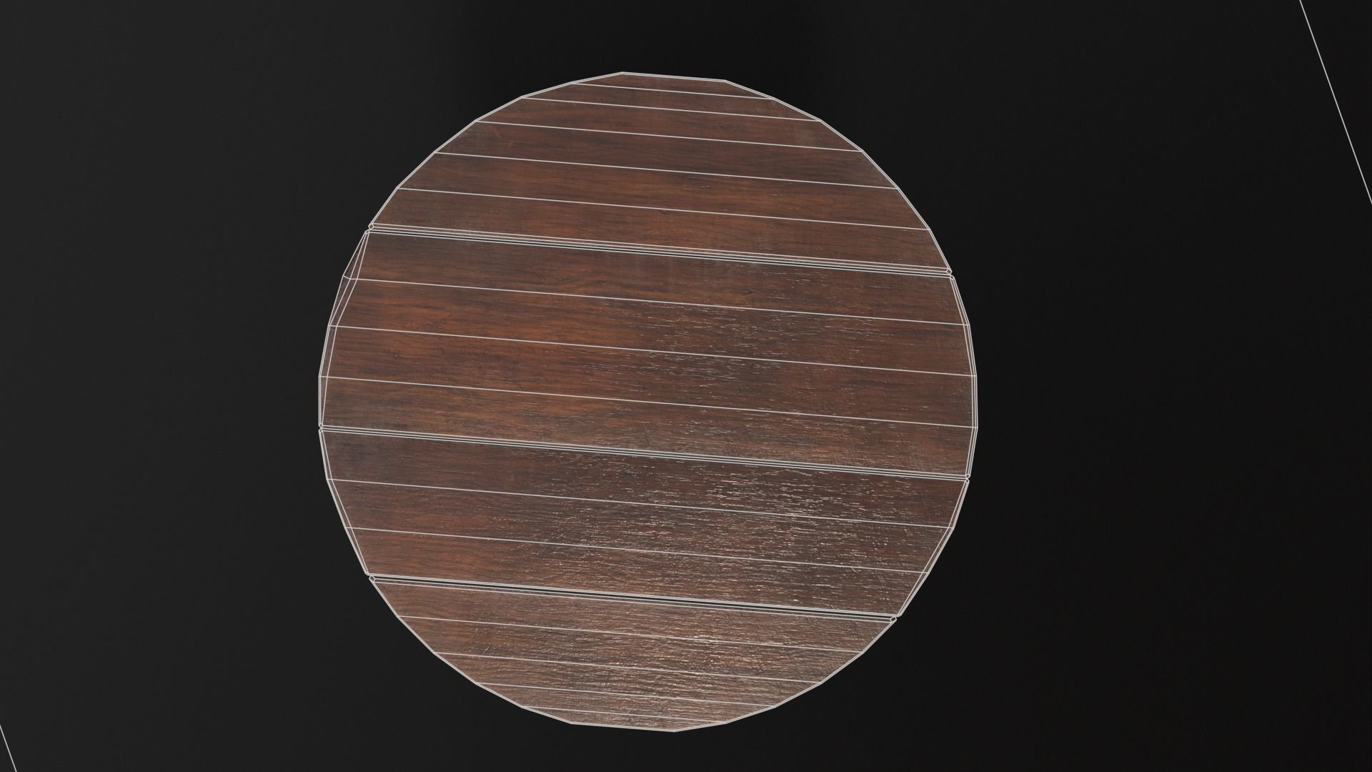 Gothic Church Table  Low-poly 3D model_2