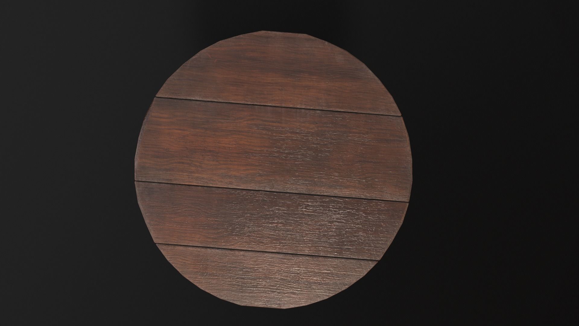 Gothic Church Table  Low-poly 3D model_17