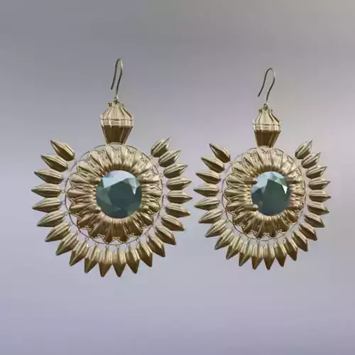 Sun flower Earrings 