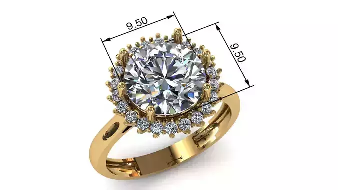 Sunny Ring 3D print model