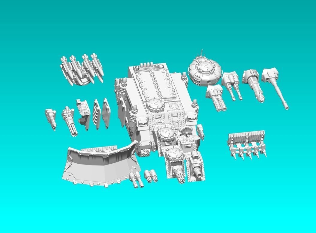 ultimate tank builder 3D print model_8