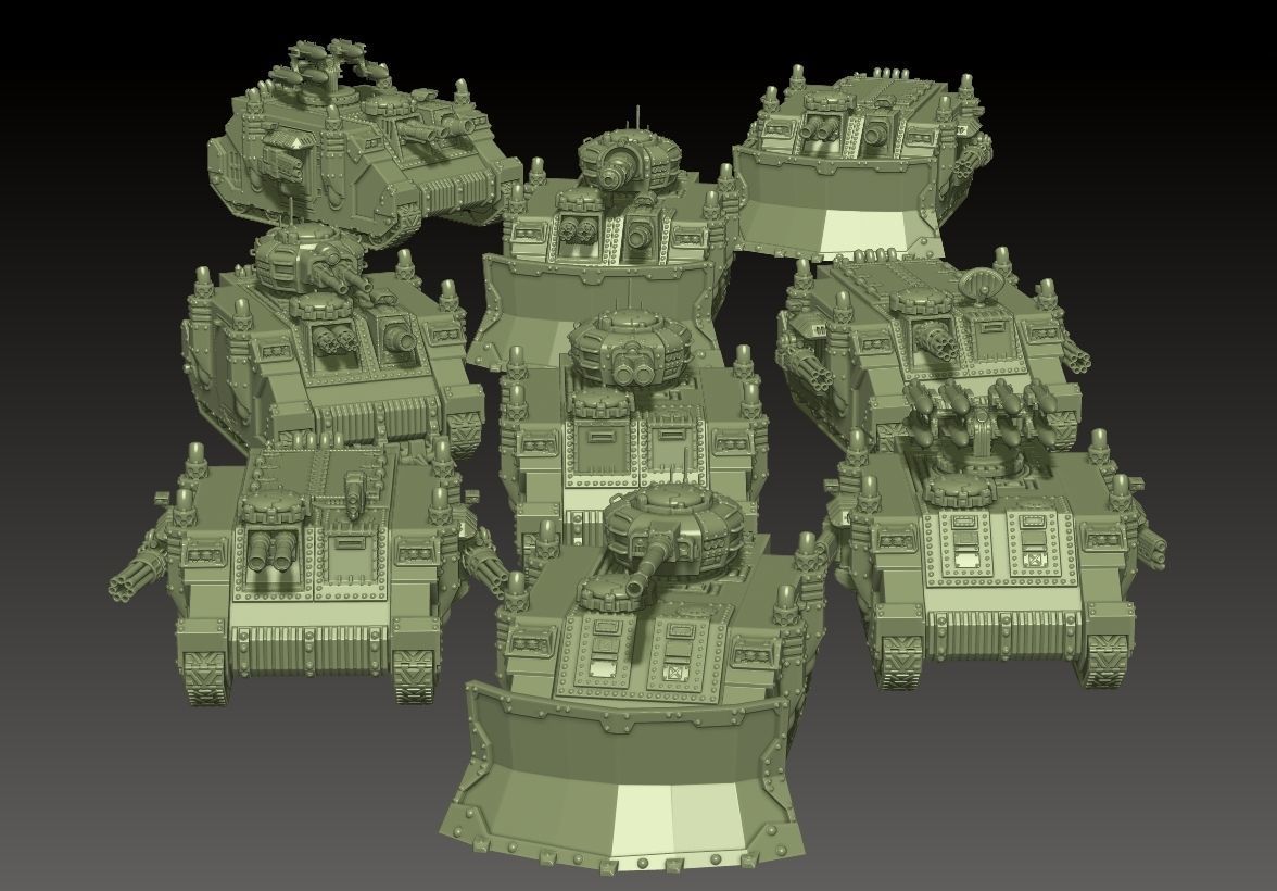 ultimate tank builder 3D print model_22