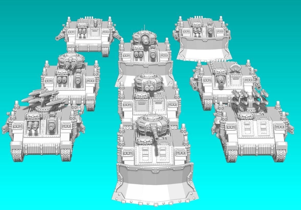 ultimate tank builder 3D print model_24