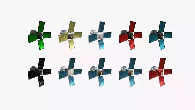 10 Satellite G Collection - SciFi Space Design 