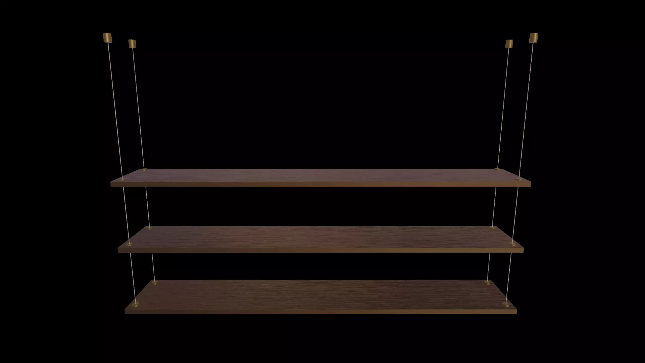 Hanging Shelf Free low-poly 3D model