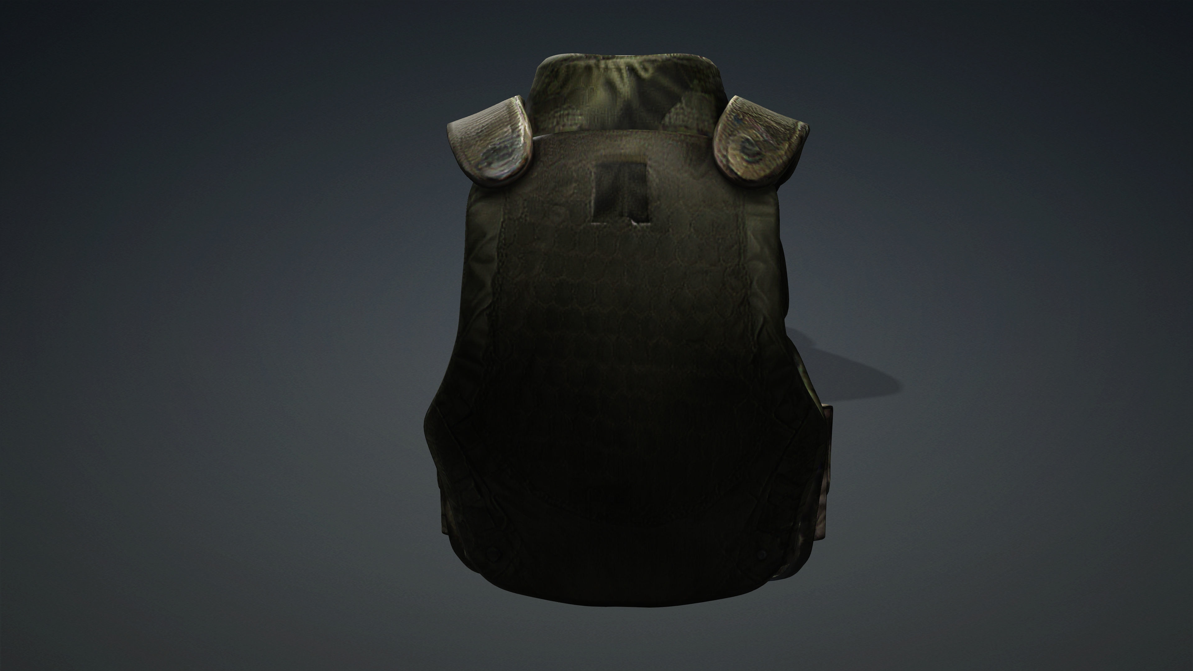 military bulletproof vest game ready UE5 FBX Low-poly 3D model_3