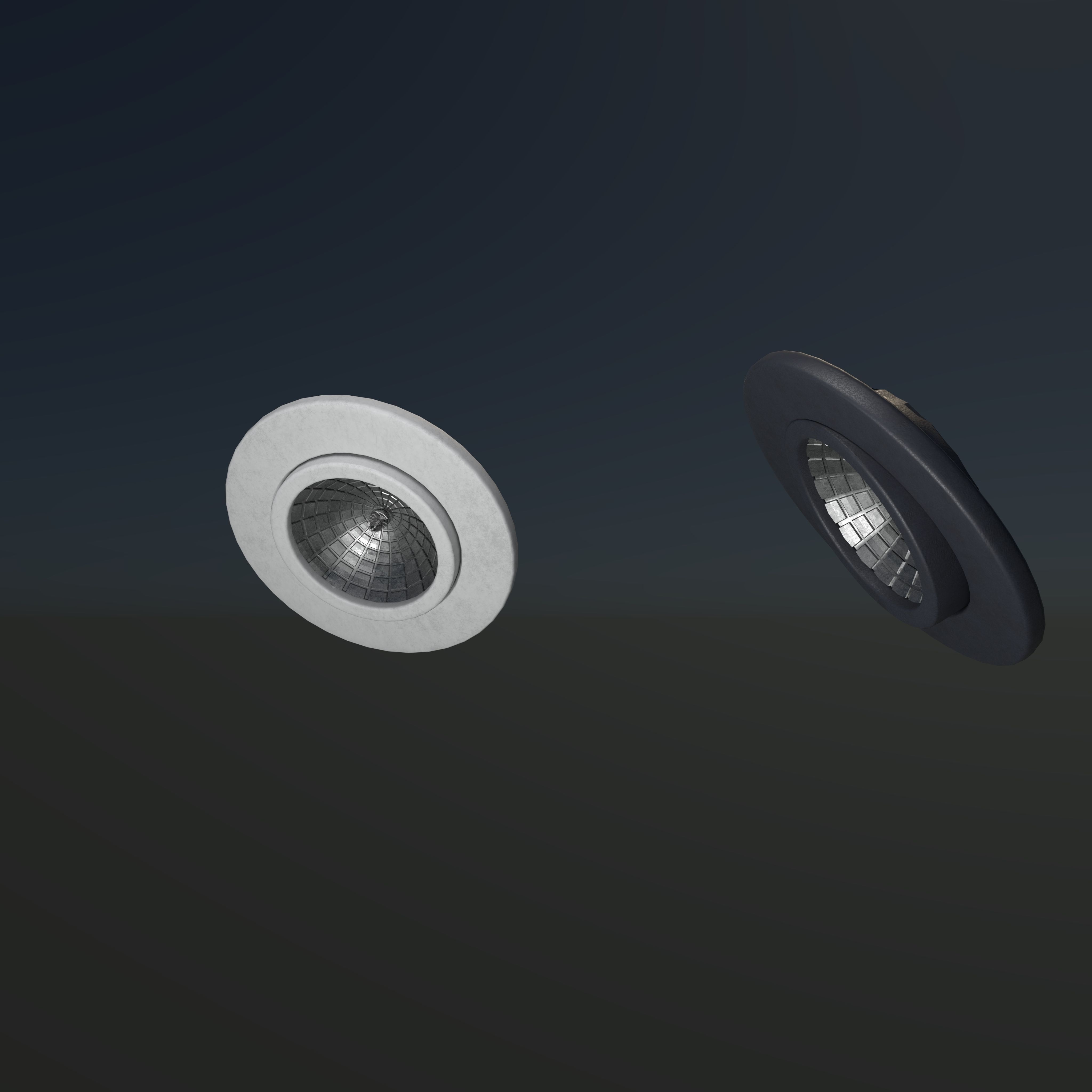 LED downlight 3D model_7
