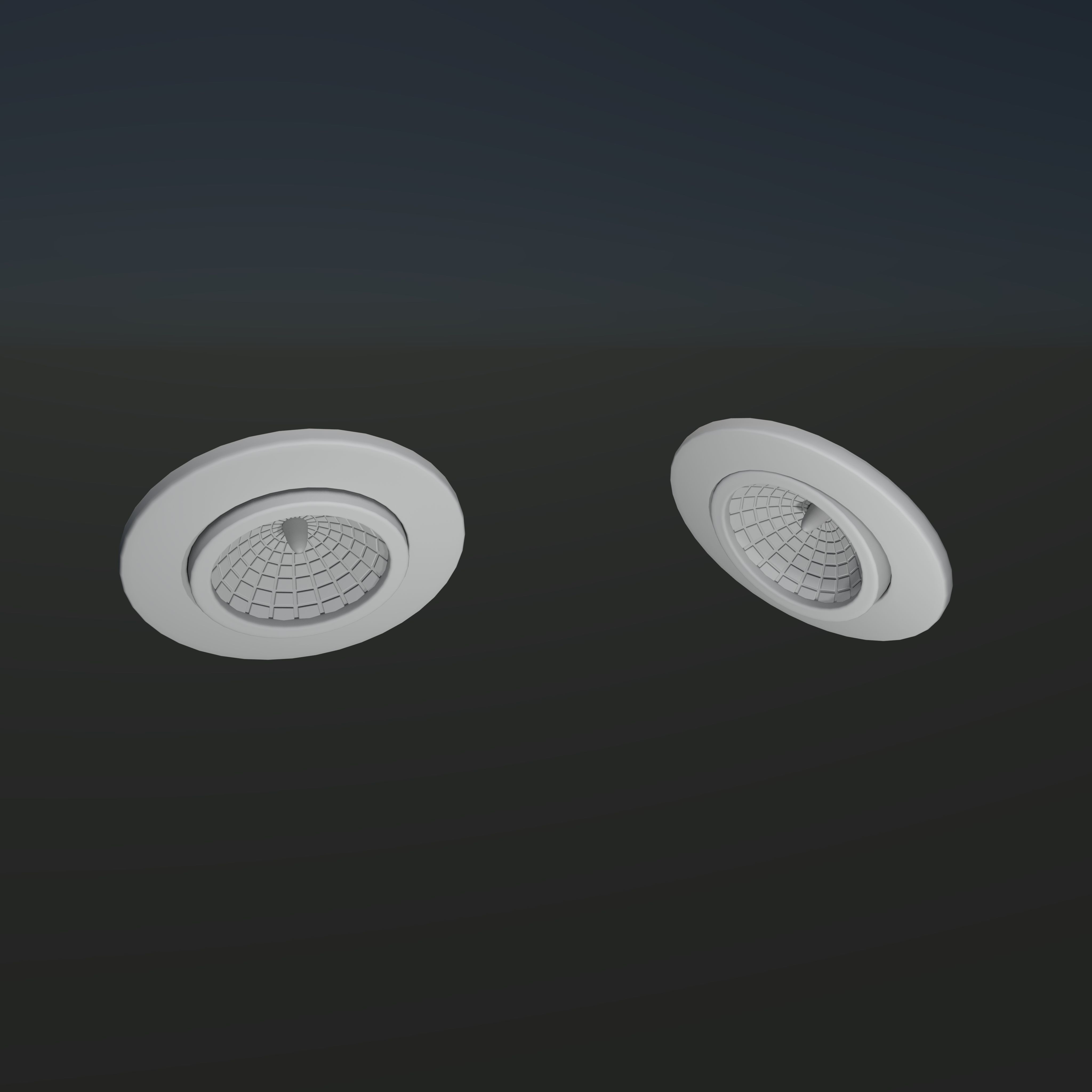 LED downlight 3D model_9
