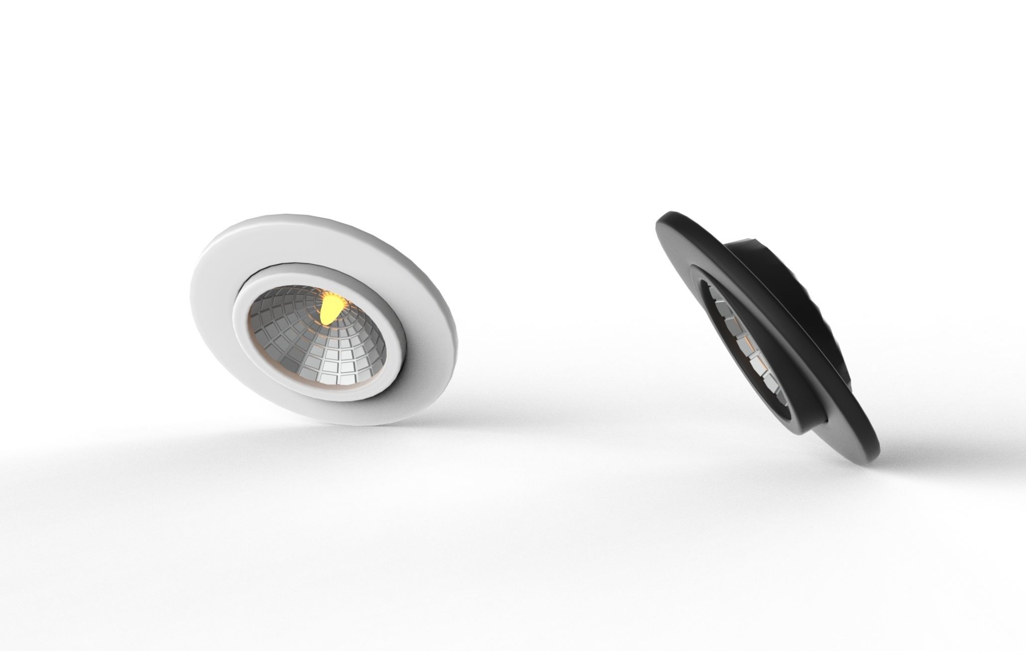 LED downlight 3D model_5