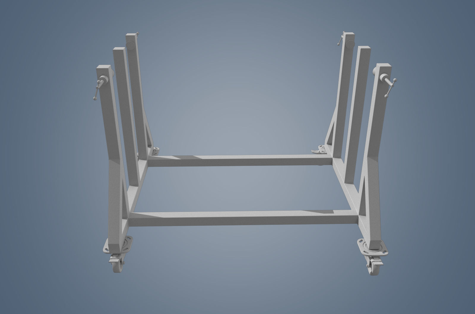 Tool carts 3D model Low-poly 3D model_3