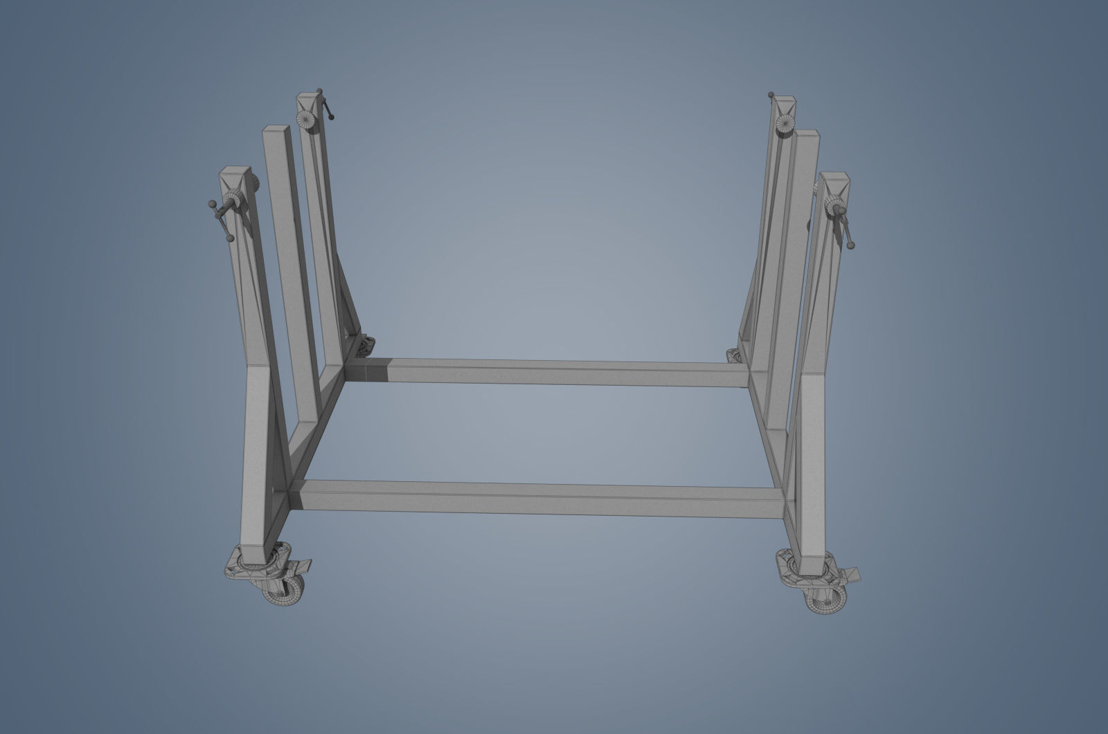 Tool carts 3D model Low-poly 3D model_5