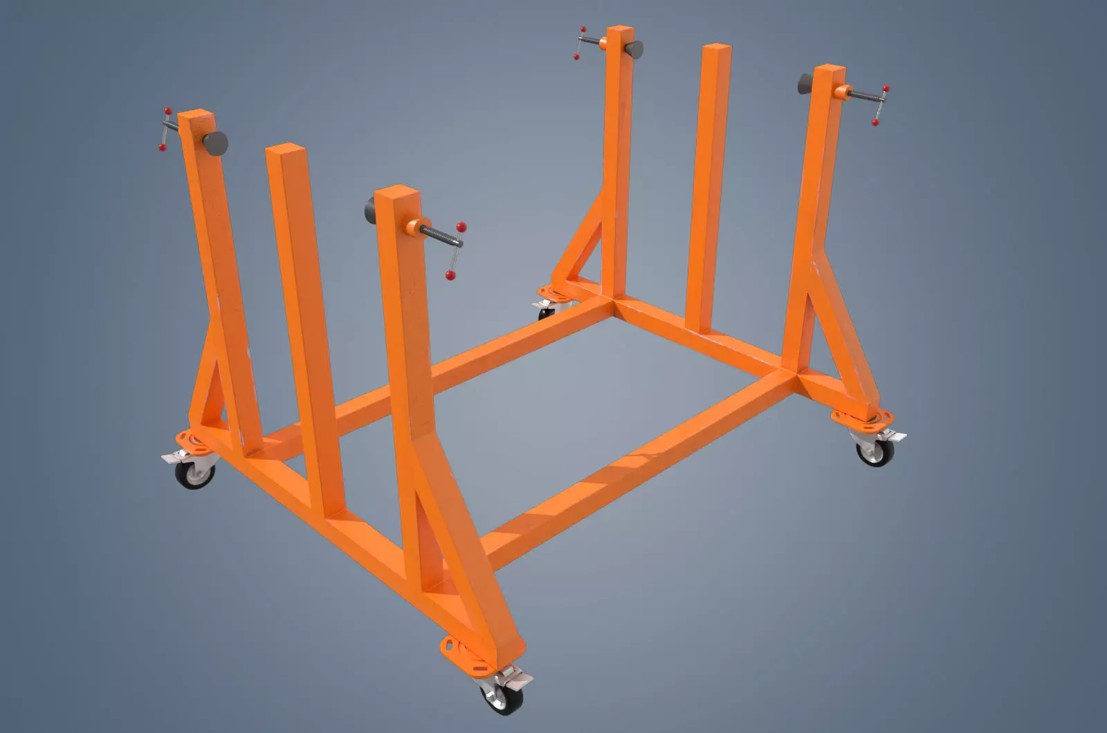 Tool carts 3D model Low-poly 3D model_0