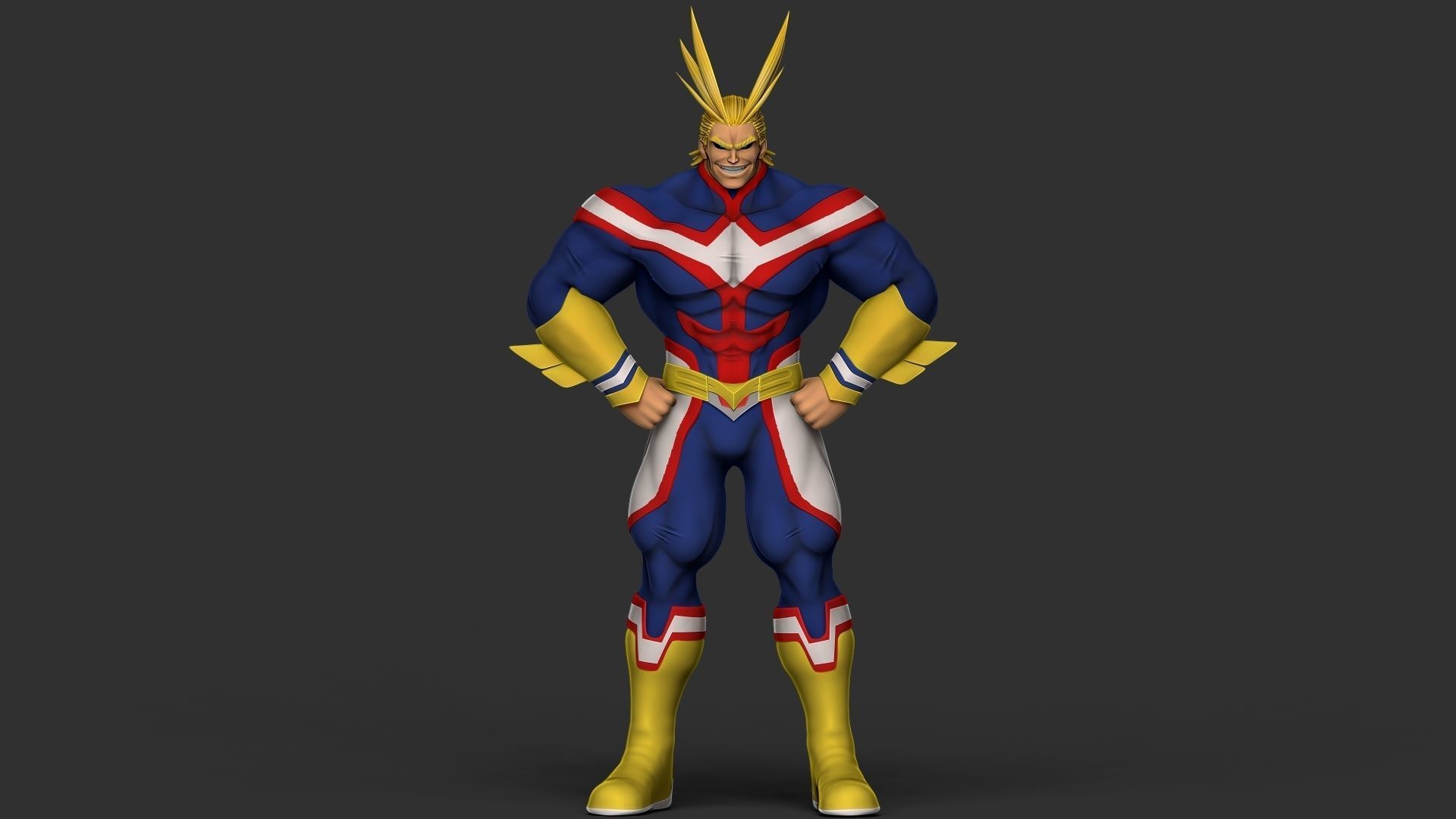 all might  3D print model_3