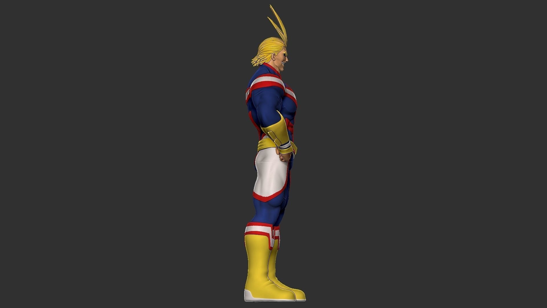 all might  3D print model_8