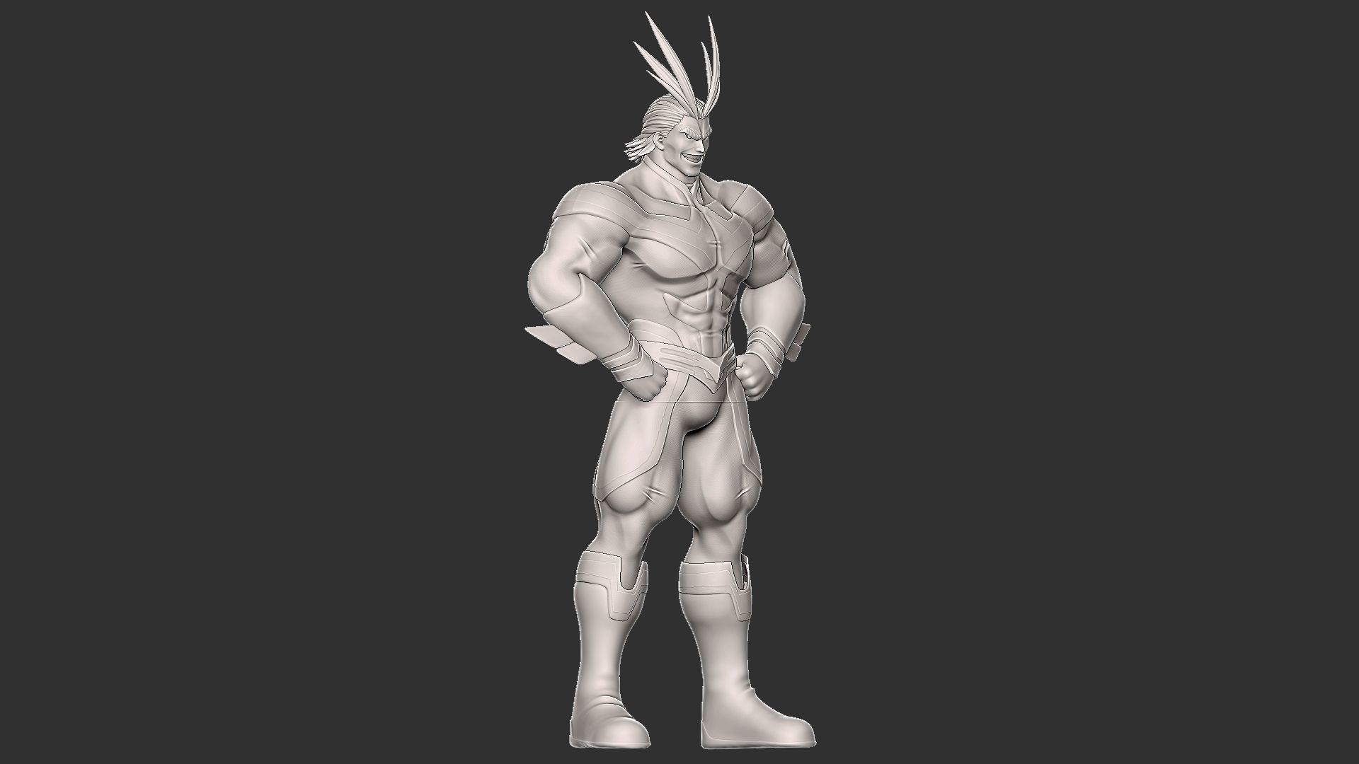 all might  3D print model_7