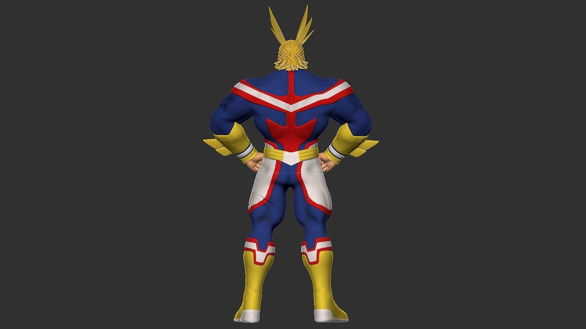 all might  3D print model_10
