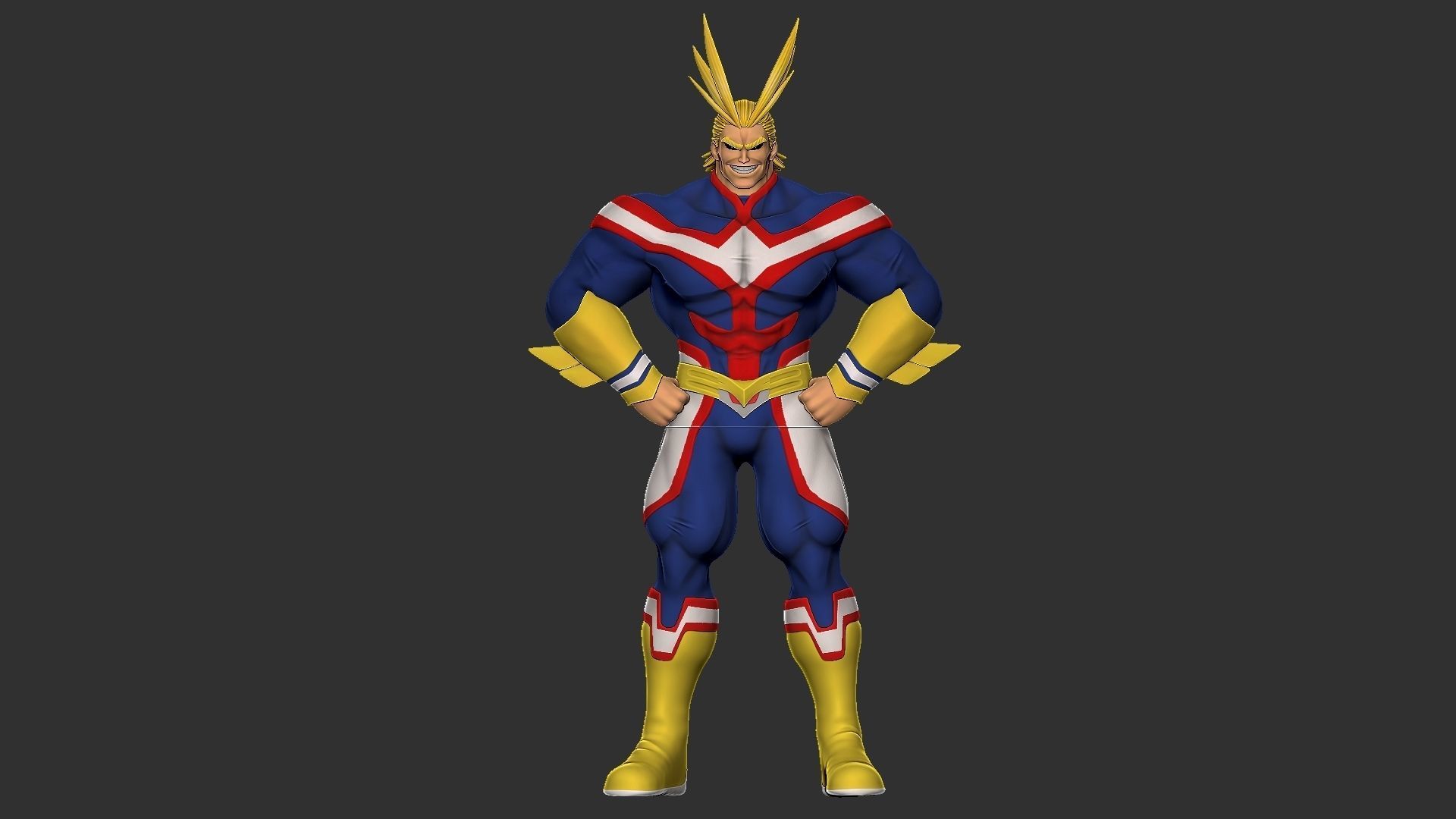 all might  3D print model_4