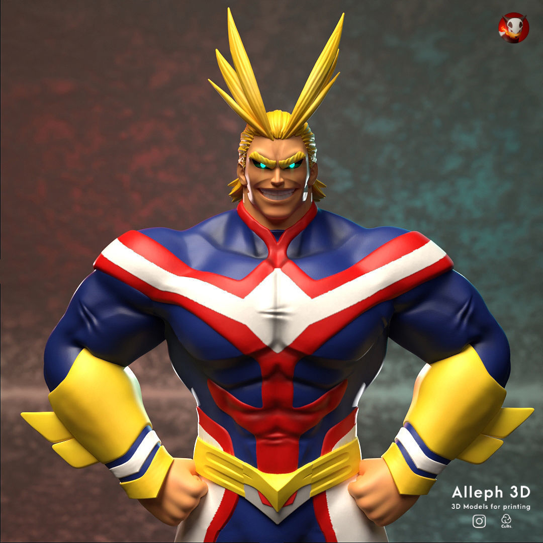 all might  3D print model_1