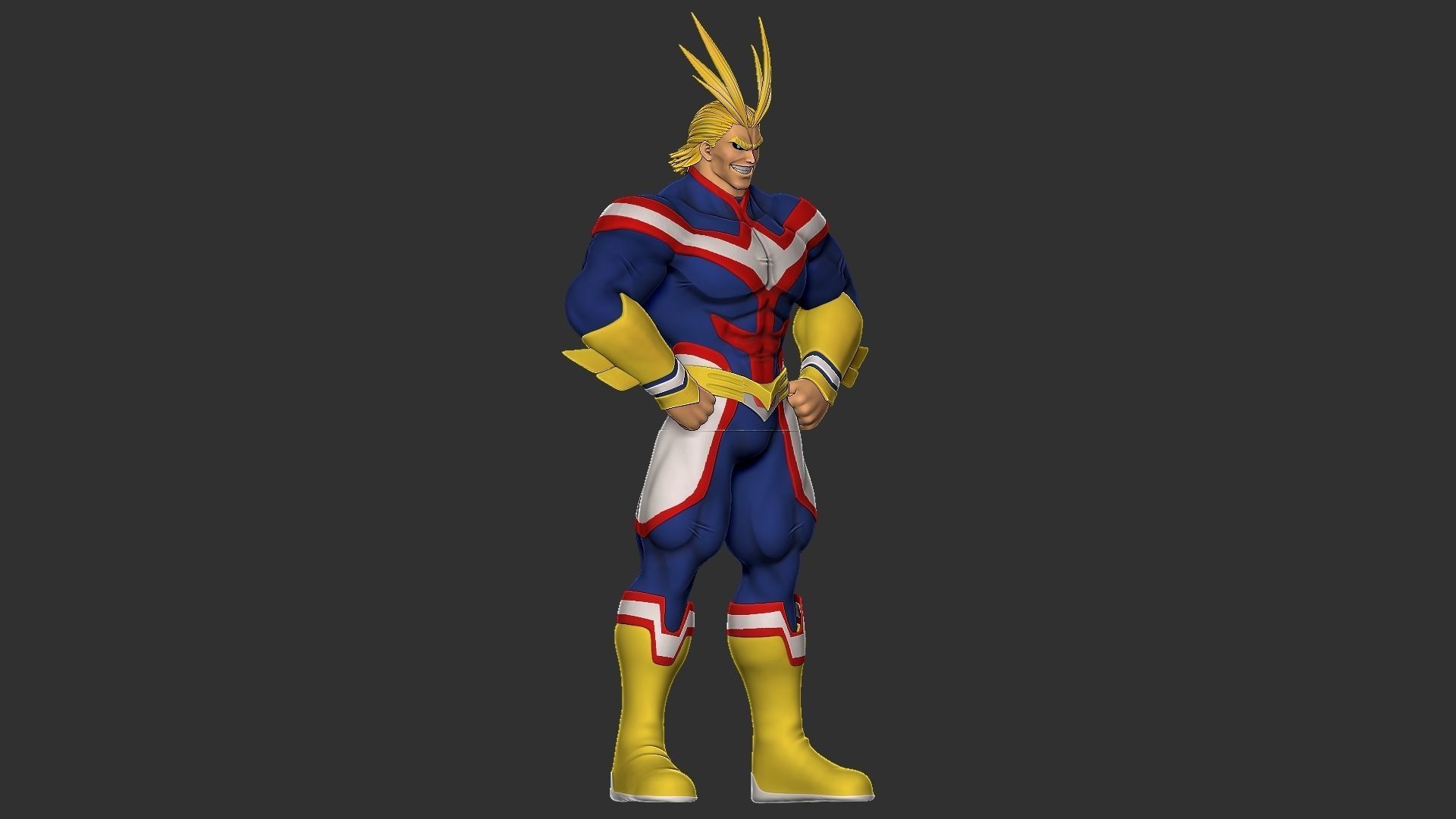 all might  3D print model_6